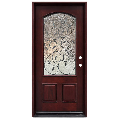 Prehung Solid Wood Entry Door - M002