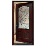 Prehung Solid Wood Entry Door - M002
