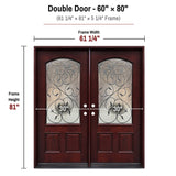 Prehung Solid Wood Entry Door - M002