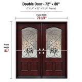 Prehung Solid Wood Entry Door - M002