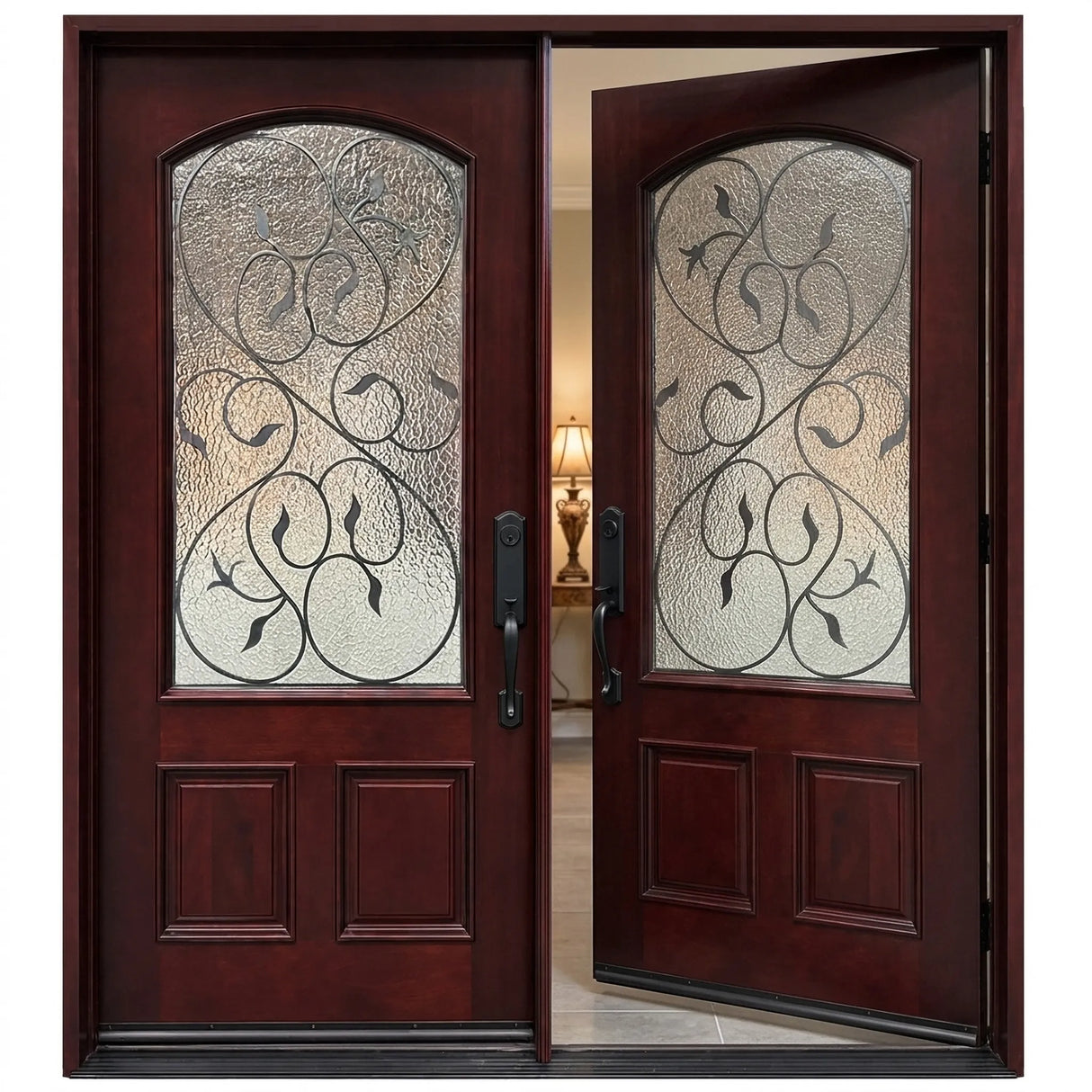 Prehung Solid Wood Entry Door - M002