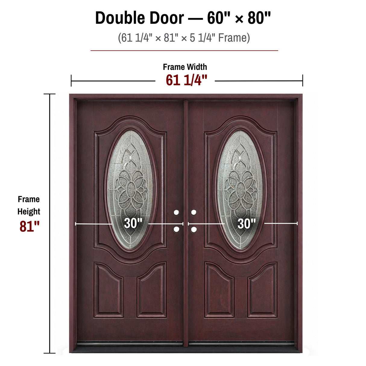 Fiberglass Entry Door FD800D