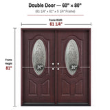 Fiberglass Entry Door FD800D