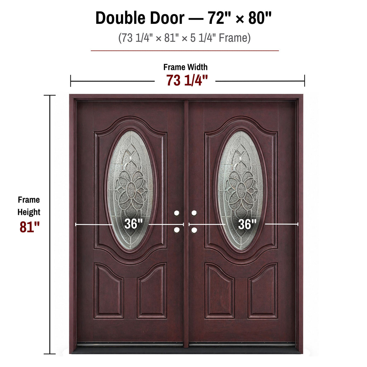 Fiberglass Entry Door FD800D