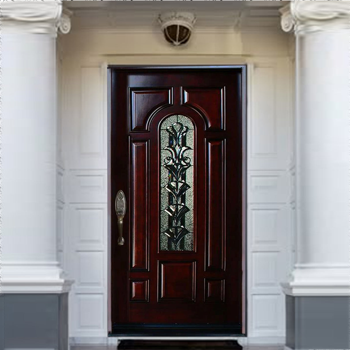 Solid Wood Entry Door-M280