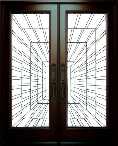 M300I Time Tunnel Exterior Wood Door