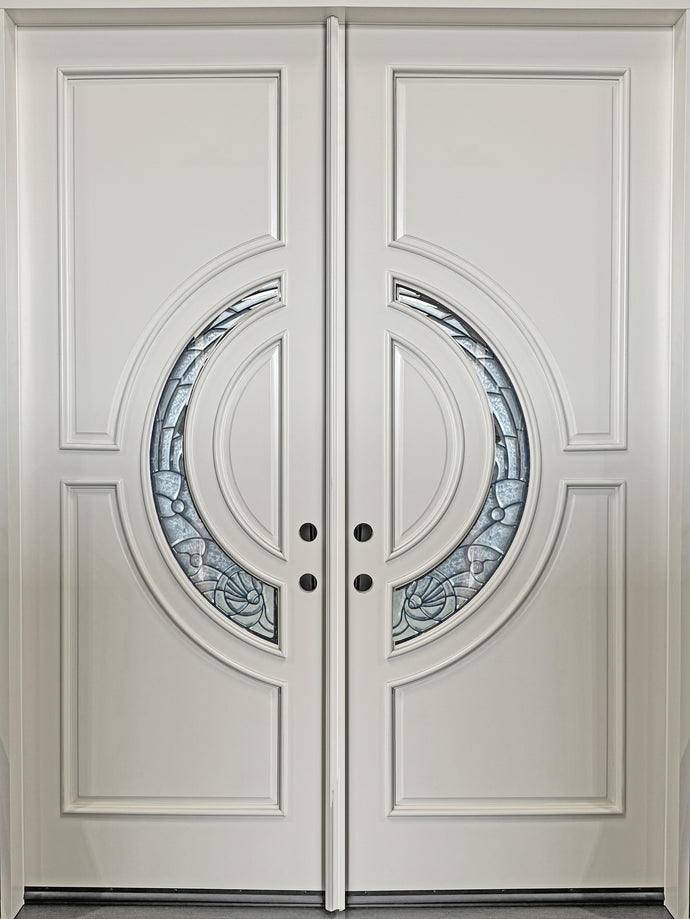 M580E-White Wood Exterior Door