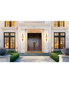 M580E - Exterior Wood Double Doors