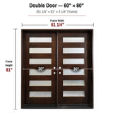 Solid Wood Exterior Door M6P