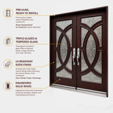Solid Wood Exterior Door M705A