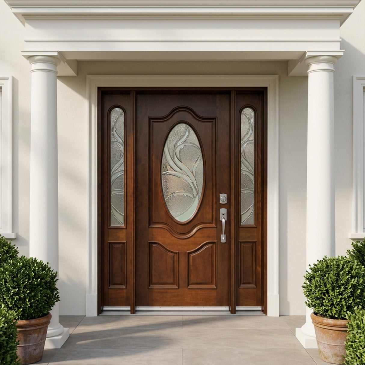 Solid Wood Exterior Door-M800G