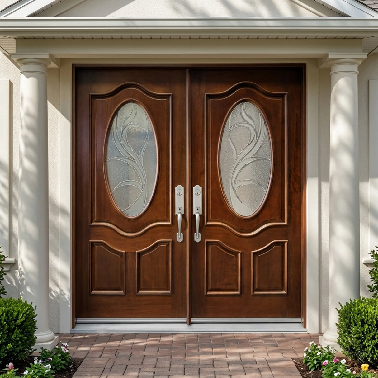 Solid Wood Exterior Door-M800G