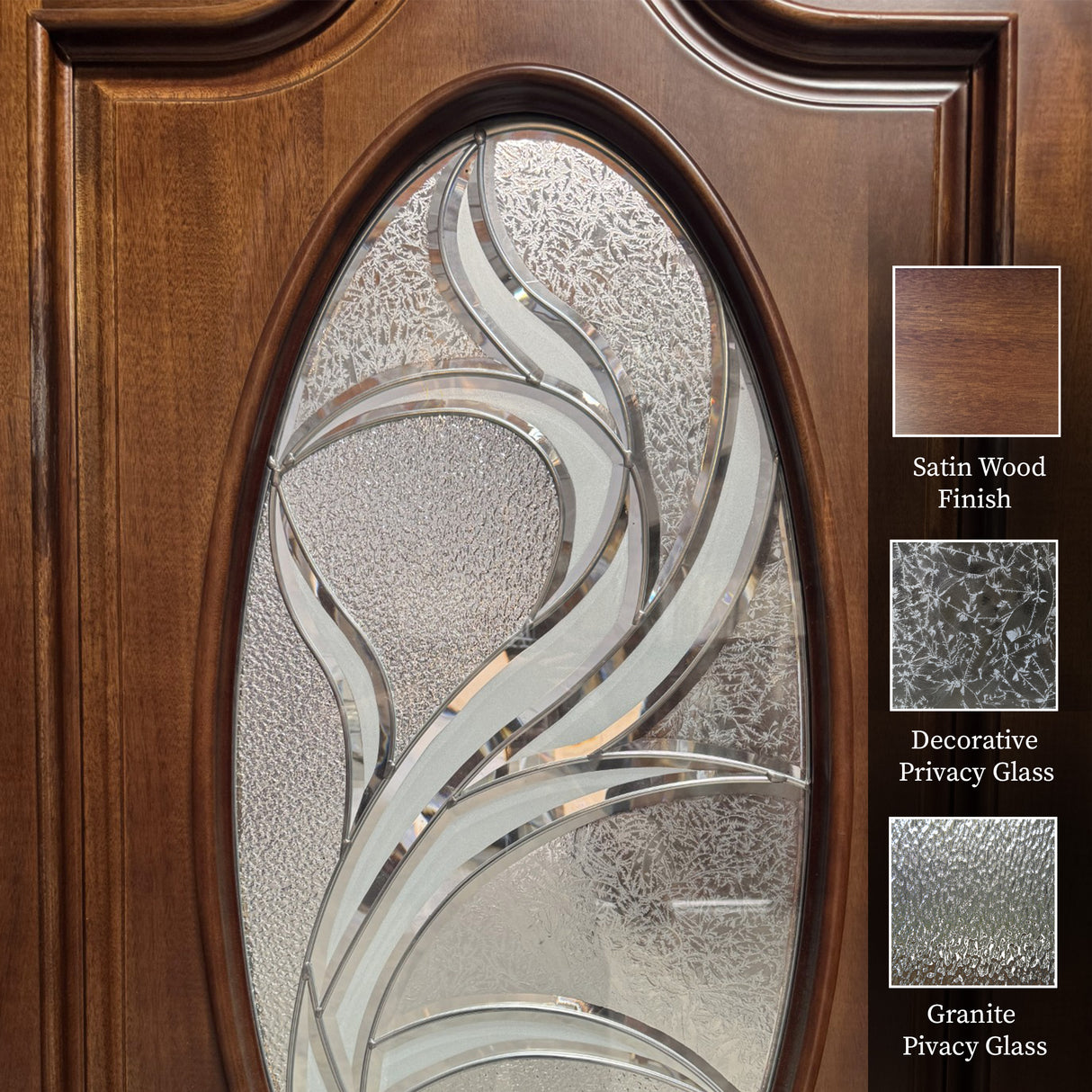 Solid Wood Exterior Door-M800G