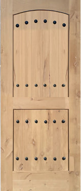Knotty Alder Solid Wood Slab Door- Maricopa  No View
