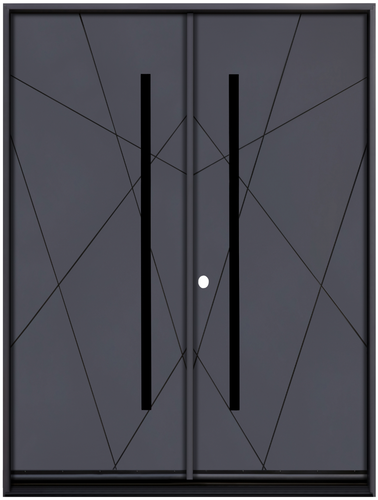 M2011 | Exterior Wood Double Doors