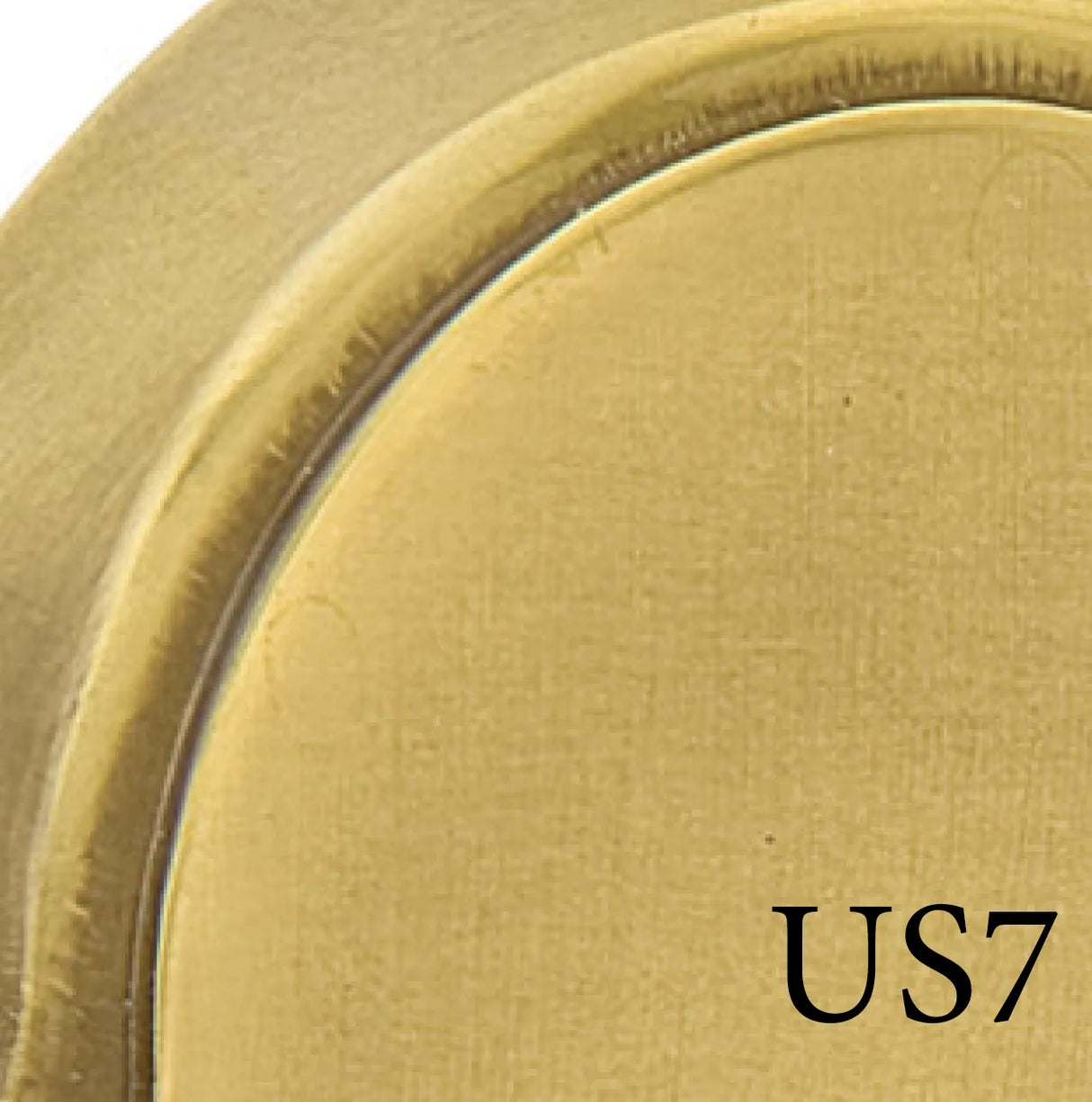 French antique finish color sample for exterior door hardware