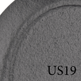 Close-up of greeley door handle finish in flat black bronze showing dark matte metal texture