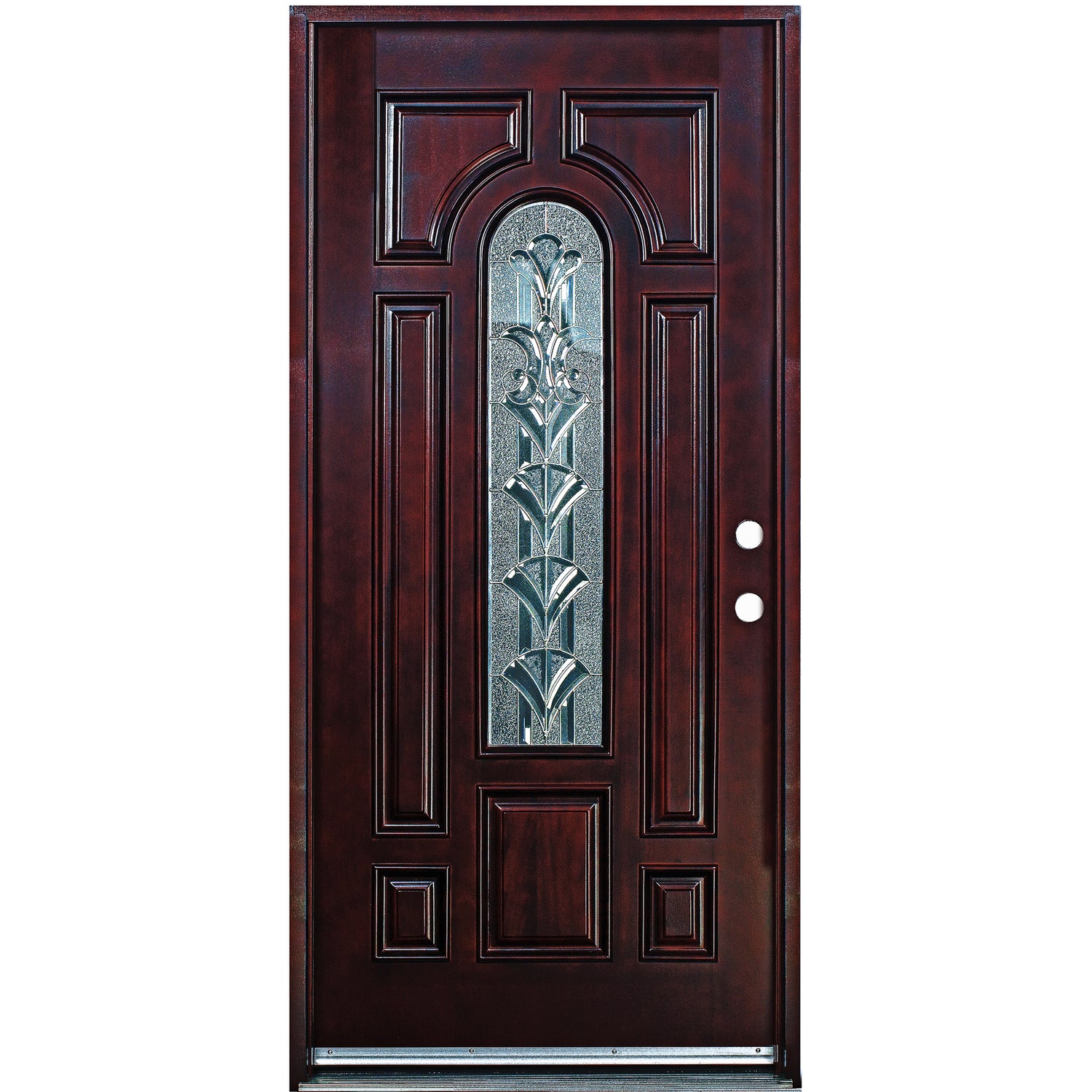 African Mahogany Wood Front Exterior Door | BGW Doors