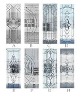 glass designs for the m300 slab door 3