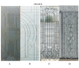glass designs for the m300 slab door