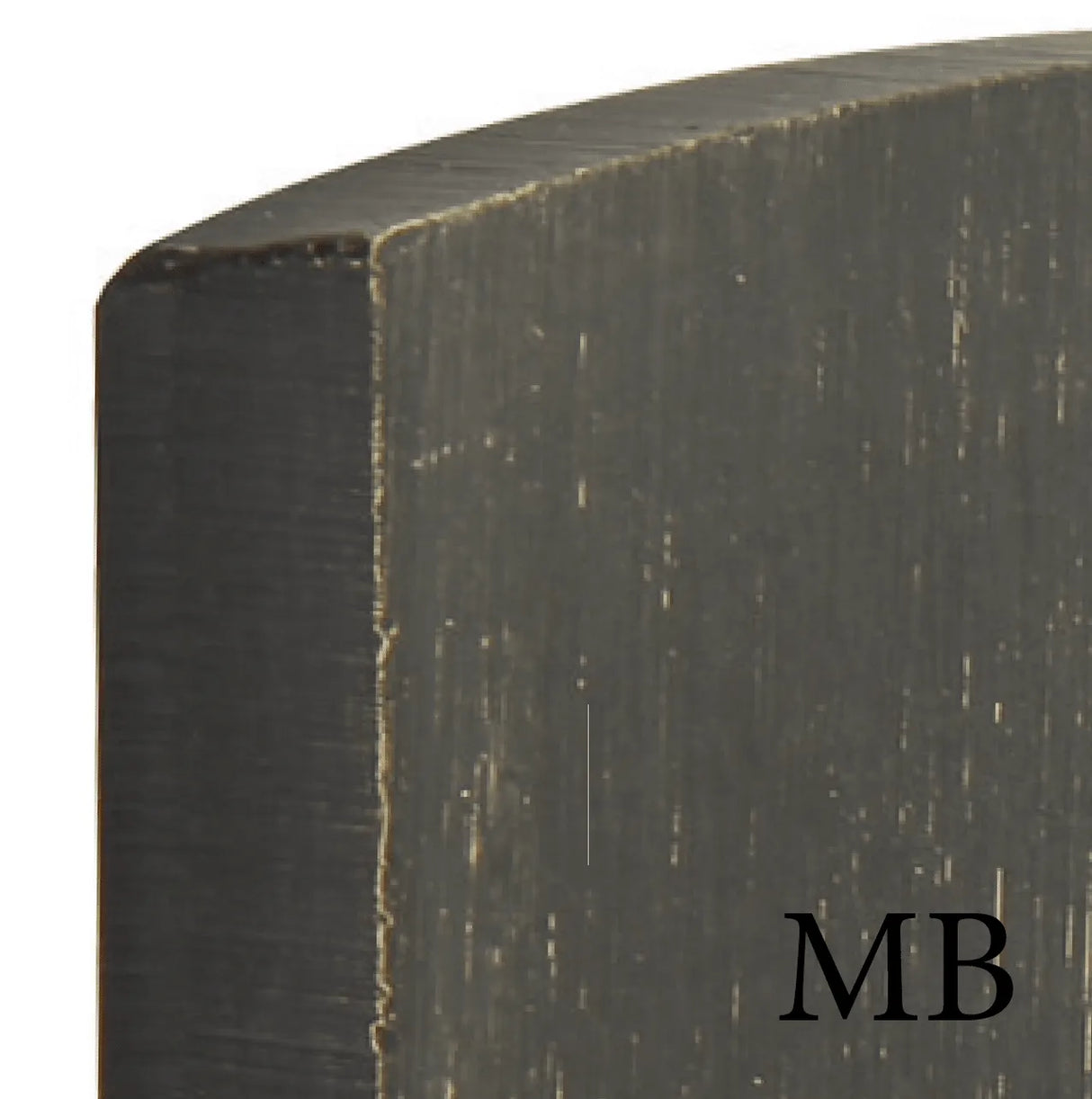 Medium bronze finish color sample for exterior door hardware