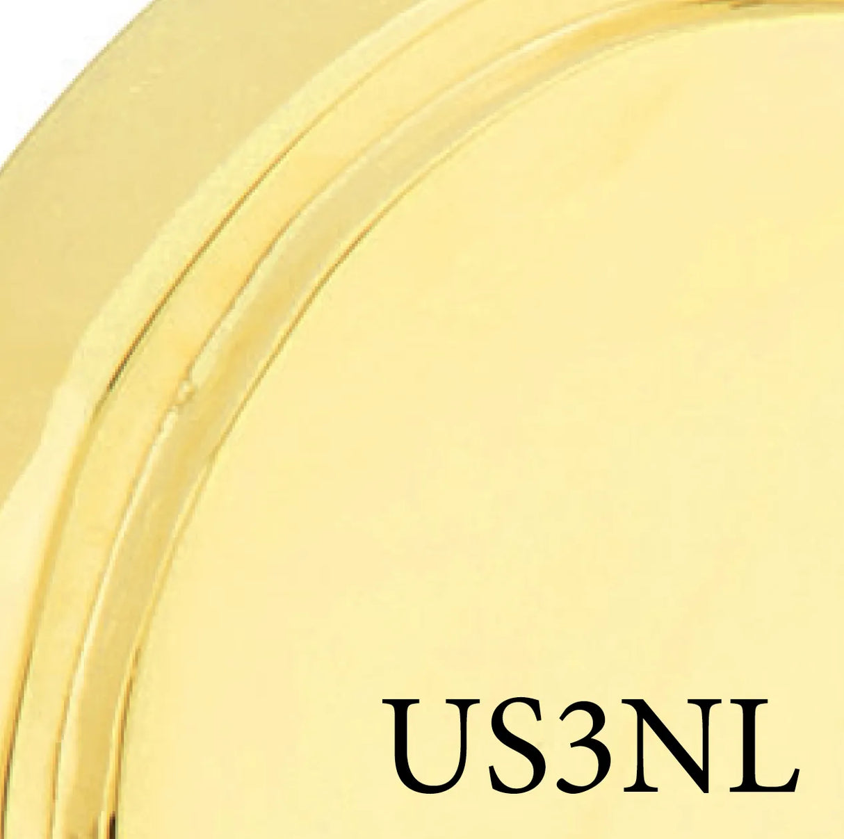 Unlacquered brass finish color sample for exterior door hardware