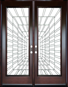 Solid Wood Exterior Door 300I -Time Tunnel