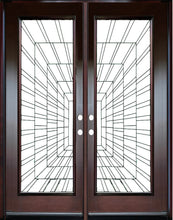 Load image into Gallery viewer, Solid Wood Exterior Door 300I -Time Tunnel