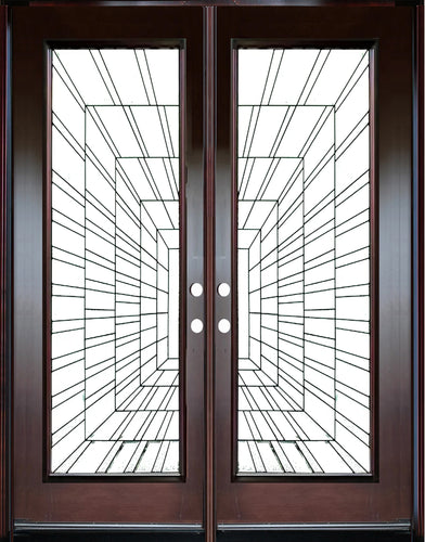 Solid Wood Exterior Door 300I -Time Tunnel