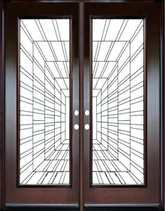 Solid Wood Exterior Door 300I -Time Tunnel