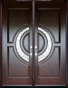 M580E - Exterior Wood Double Doors