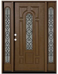 FD280W-Belleville Fiberglass Iron Glass Doors