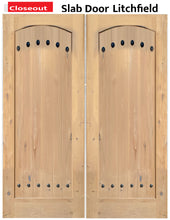 Load image into Gallery viewer, Wood Door Entry Exterior Litchfield No View Slab