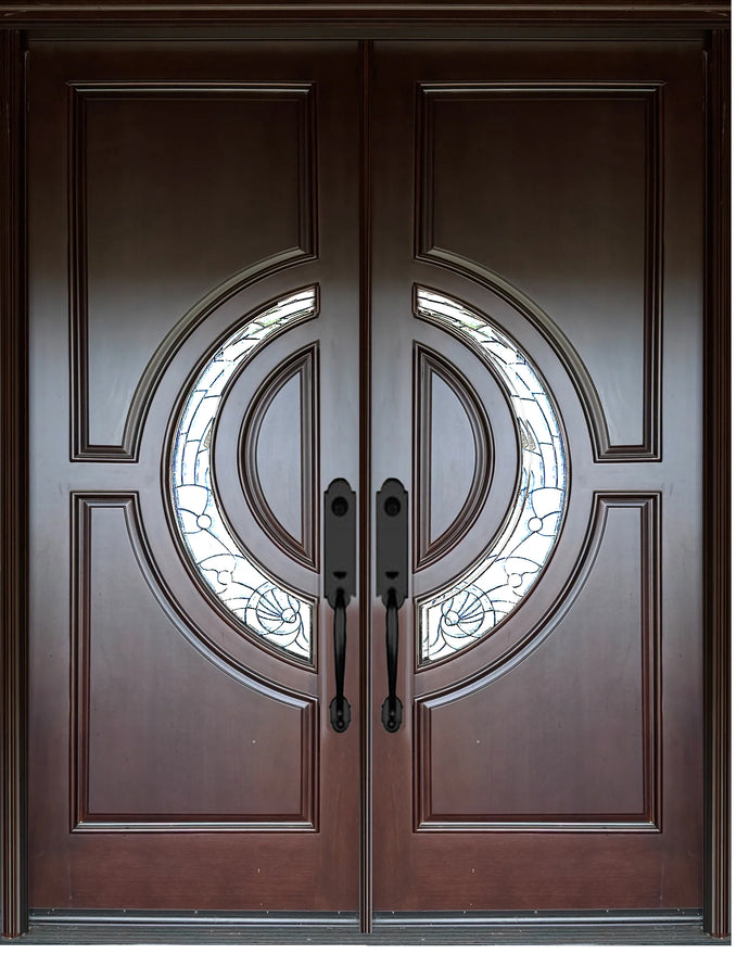 M580E - Exterior Wood Double Doors