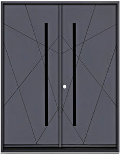 M2011 | Exterior Wood Double Doors