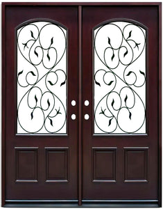 Solid Wood Entry Door-M002