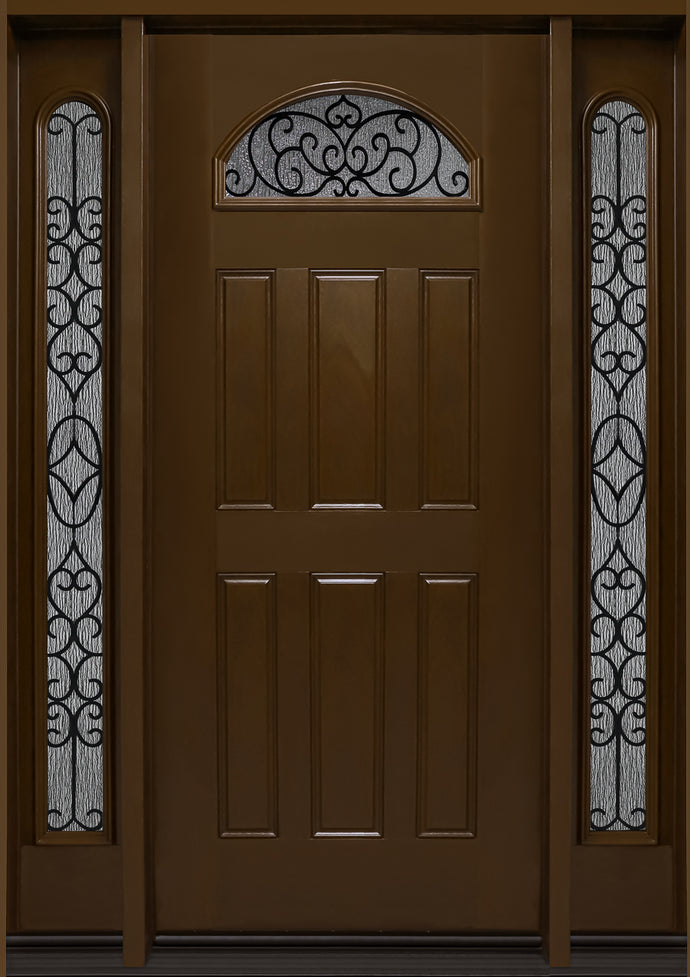 London Fiberglass Door and Sidelights