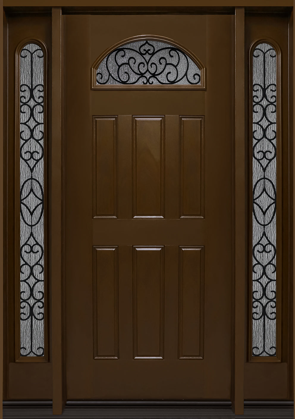London Fiberglass Door and Sidelights