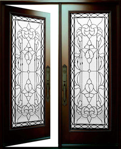 Bloom Door and Sidelights